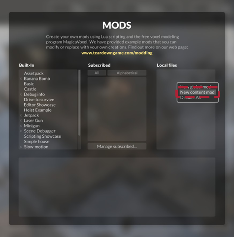 New Simple Mods - Easy to Understand