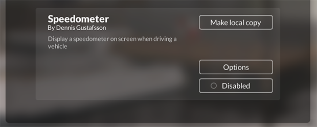 Options Button
